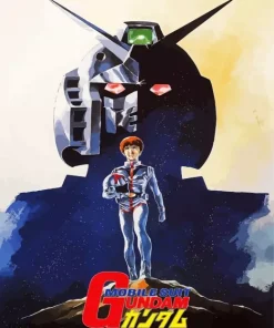 Mobile Suit Gundam Poster Diamond Painting