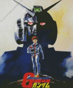 Mobile Suit Gundam Poster Diamond Painting