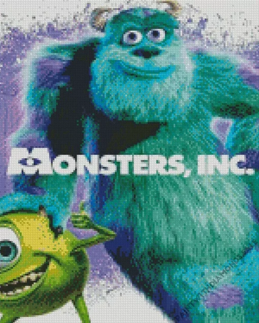 Monsters Inc Animated Movie Diamond Painting