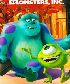 Monsters Inc Animation Art Diamond Painting