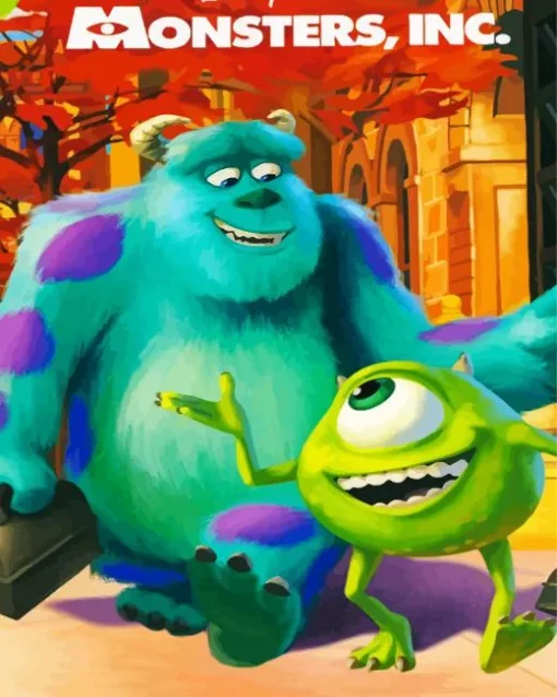 Monsters Inc Animation Art Diamond Painting