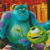 Monsters Inc Animation Art Diamond Painting