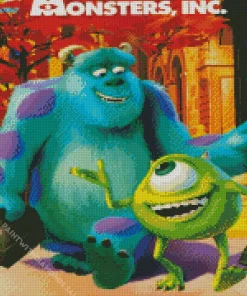 Monsters Inc Animation Art Diamond Painting