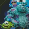 Monsters Inc Characters Art Diamond Painting