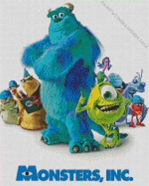 Monsters Inc Poster Diamond Painting