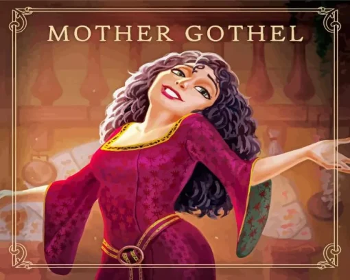 Mother Gothel Character Diamond Painting