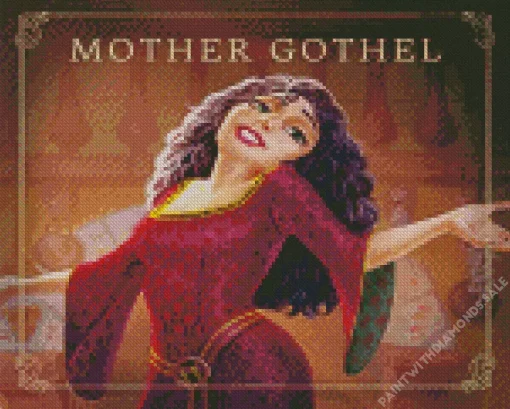 Mother Gothel Character Diamond Painting