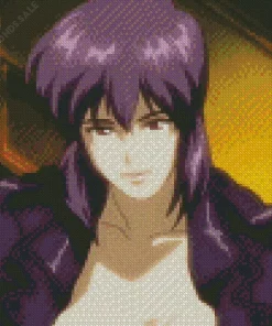 Motoko Kusanagi Ghost In The Shell Diamond Painting