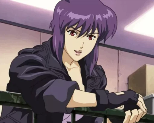 Motoko Kusanagi Anime Diamond Painting