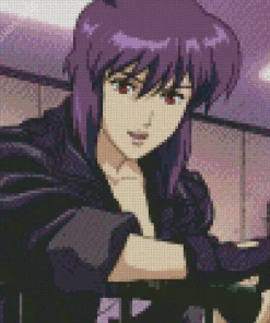 Motoko Kusanagi Anime Diamond Painting