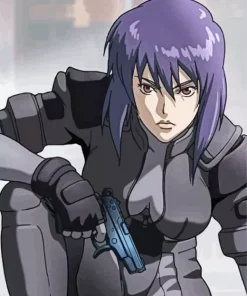 Motoko Kusanagi Character Diamond Painting