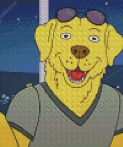 Mr Peanutbutter BoJack Horseman Diamond Painting