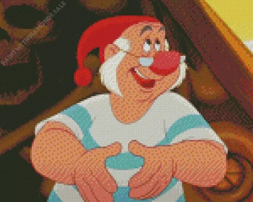 Mr Smee Character Diamond Painting