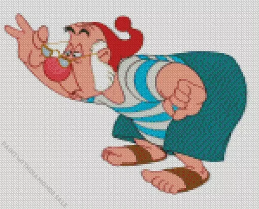 Mr Smee In Peter Pan Diamond Painting