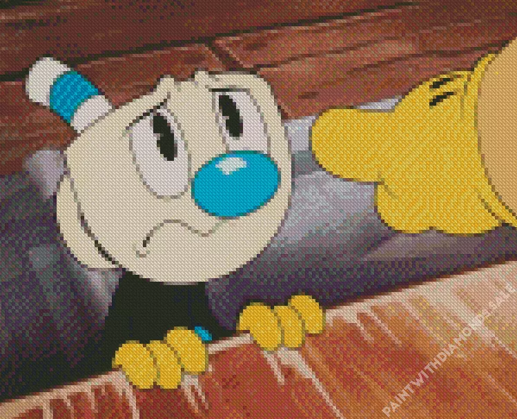 Mugman The Cuphead Show Diamond Dotz Mugman The Cuphead Show Diamond Painting