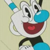 Mugman Character Diamond Painting