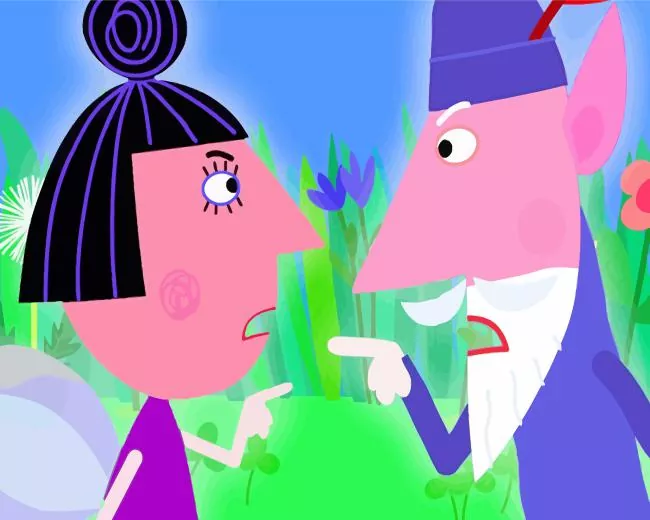 Nanny Plum in Ben & Hollys little kingdom Diamond Paintings Nanny Plum In Ben & Hollys Little Diamond Painting