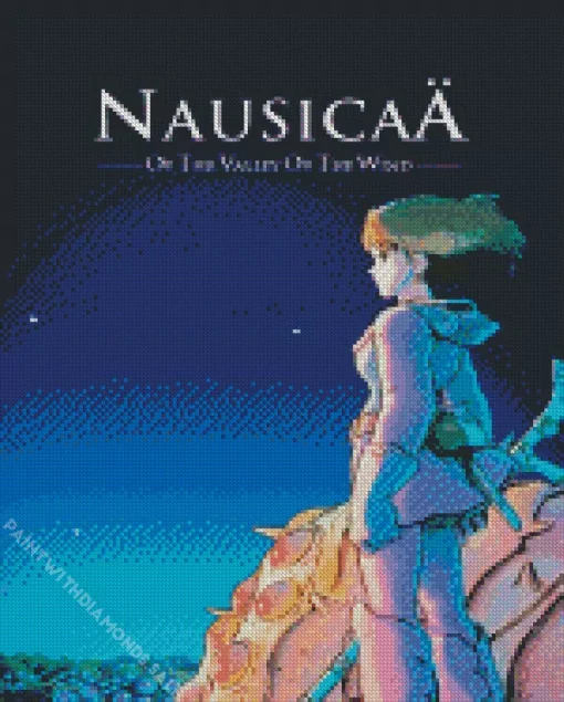 Nausicaa Of The Valley Of The Wind Anime Art Diamond Painting