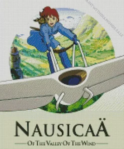 Nausicaa Of The Valley Of The Wind Anime Movie Diamond Painting