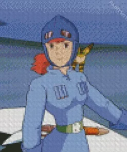 Nausicaa Of The Valley Of The Wind Character Diamond Painting