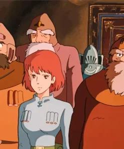 Nausicaa Of The Valley Of The Wind Characters Diamond Painting