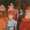 Nausicaa Of The Valley Of The Wind Characters Diamond Painting