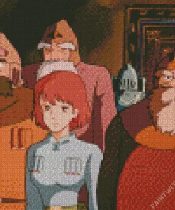 Nausicaa Of The Valley Of The Wind Characters Diamond Painting