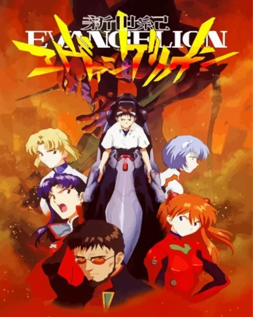 Neon Genesis Evangelion Anime Diamond Painting