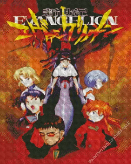 Neon Genesis Evangelion Anime Diamond Painting