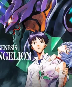 Neon Genesis Evangelion Anime Poster Diamond Painting