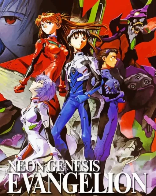 Neon Genesis Evangelion Poster Diamond Painting