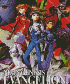 Neon Genesis Evangelion Poster Diamond Painting