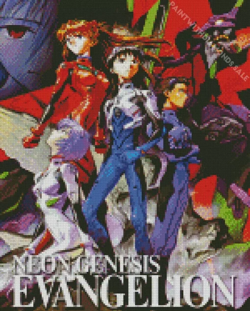 Neon Genesis Evangelion Poster Diamond Painting