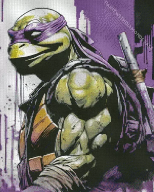 Ninja Turtles Donatello Diamond With Numbers