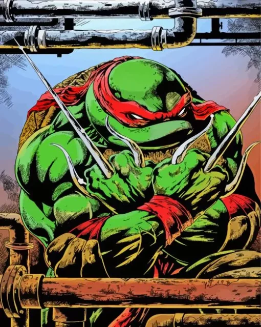 Ninja Turtles Raphael Diamond Paints