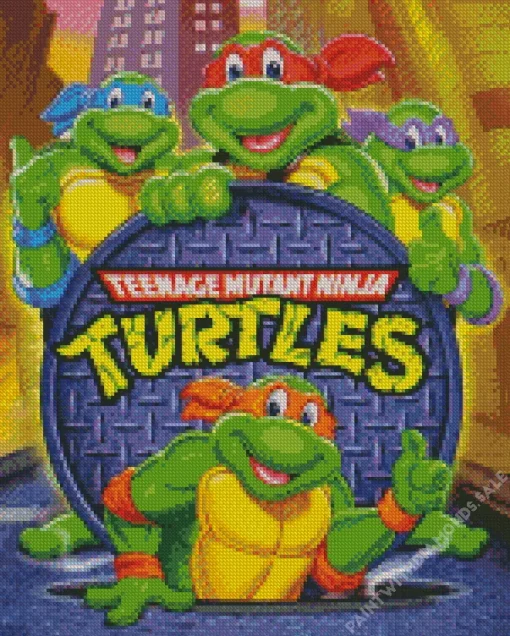 Ninja Turtles Art Diamond Painting