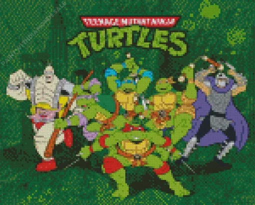 Ninja Turtles Animated Series Diamond Painting