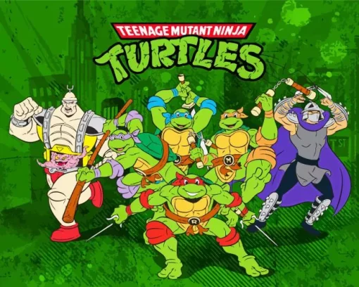 Ninja Turtles Animated Series Diamond Painting