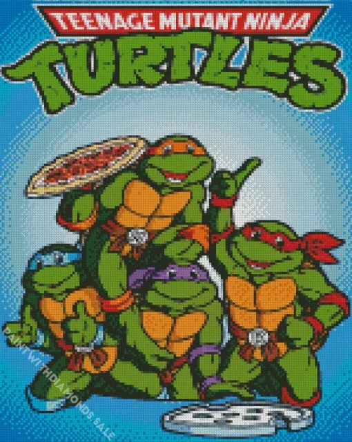 Ninja Turtles Animation Art Diamond Painting