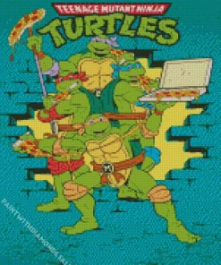 Ninja Turtles Poster Diamond Painting