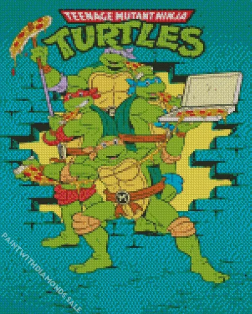 Ninja Turtles Poster Diamond Painting