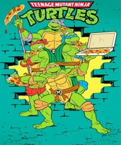 Ninja Turtles Poster Diamond Painting