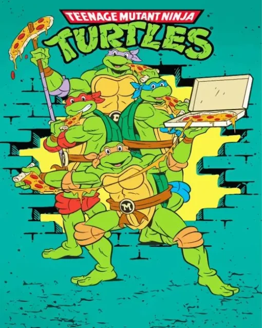 Ninja Turtles Poster Diamond Painting