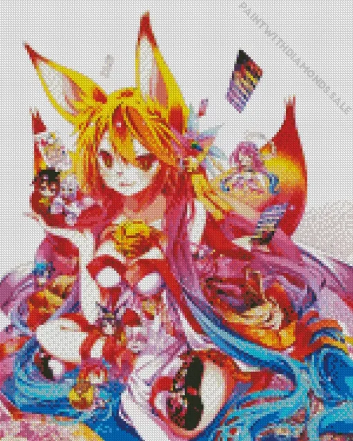 No Game No Life Anime Character Diamond Painting