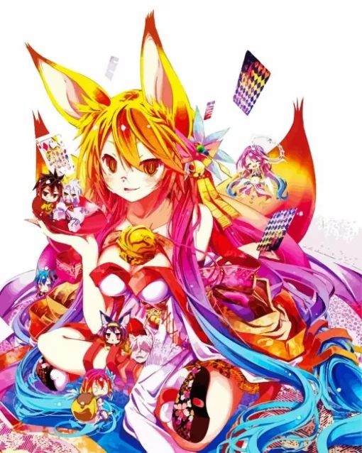 No Game No Life Anime Character Diamond Painting