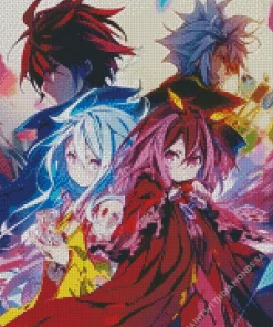 No Game No Life Anime Series Diamond Painting