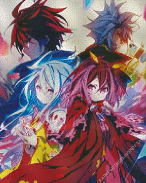 No Game No Life Anime Series Diamond Painting