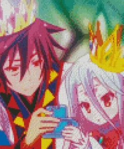 No Game No Life Characters Diamond Painting