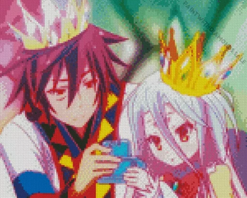 No Game No Life Characters Diamond Painting