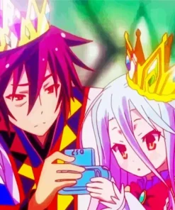 No Game No Life Characters Diamond Painting